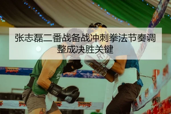 张志磊二番战备战冲刺拳法节奏调整成决胜关键